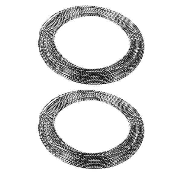 BESTYASH 2Pcs Multi Color Car Decorative Trim Flexible Strip for Dashboard and Door Panels