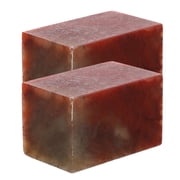 BESTYASH 2 Pieces Multi-Color Soapstone Carving Blocks for Custom Chinese Seal Making and Crafting Art Supplies