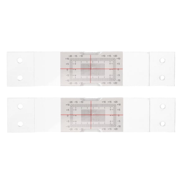 BESTYASH 2Pcs Multi Use Crack Gauge Ruler for Real Time Crack Width Measurement and Monitoring