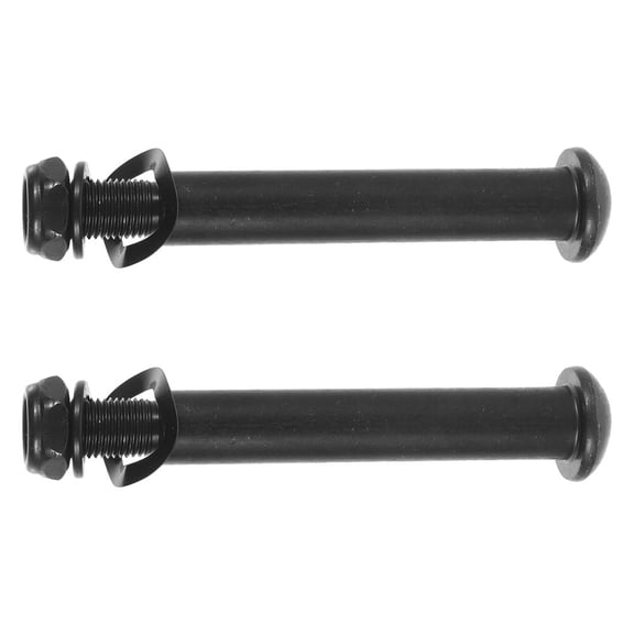 BESTYASH 2-Pack Black Rolled Steel Elliptical Machine Bolts for Fitness Equipment Repair and Trainer Assembly