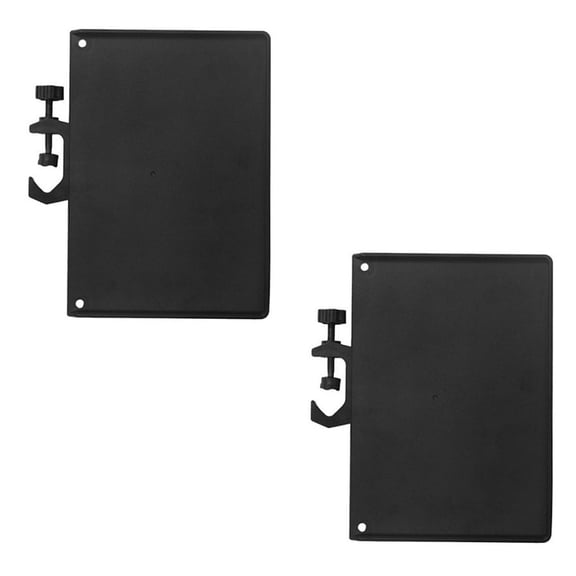 BESTYASH 2-Pack Broadcast Rack Tray with Microphone Mount for Streaming and Recording