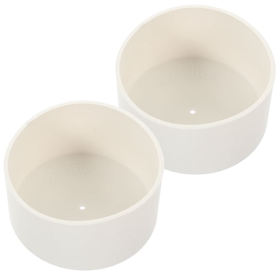 BESTYASH 2-Pack White Silicone Bottle Boots with Insulation, Anti-Skid Design for Cups and Bottles Multipurpose