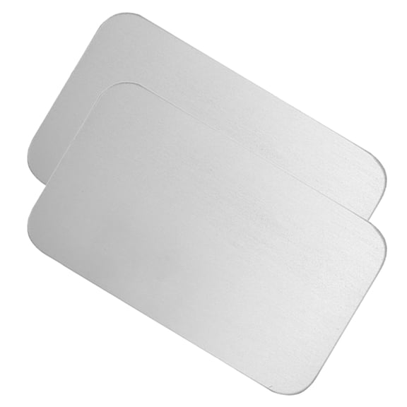 BESTYASH 2Pcs Pet Cooling Mat Aluminum Cooling Board Silver Suitable for Hamsters Rabbits Chinchillas