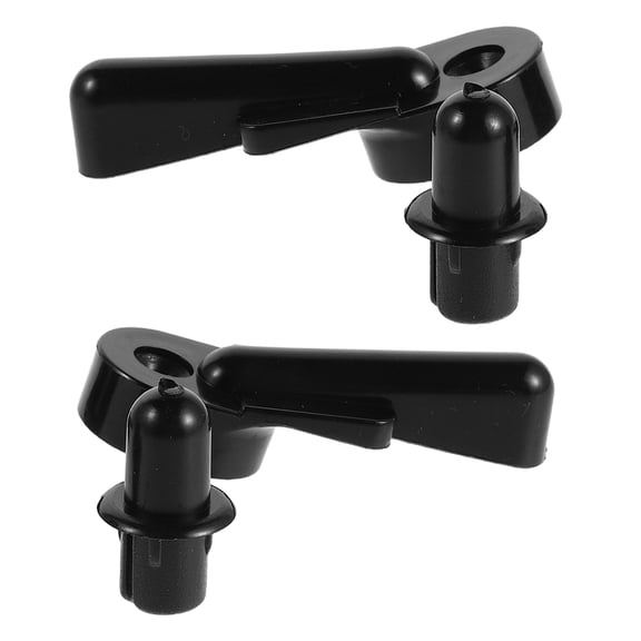 BESTYASH 2Pcs Piano Door Hardware Black Fastener Clips for Easy Upright Piano Latch Replacement