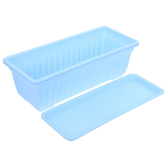 BESTYASH 2Pcs Resin Orchid Plant Containers Lavender Color for Succulent and Indoor Plants