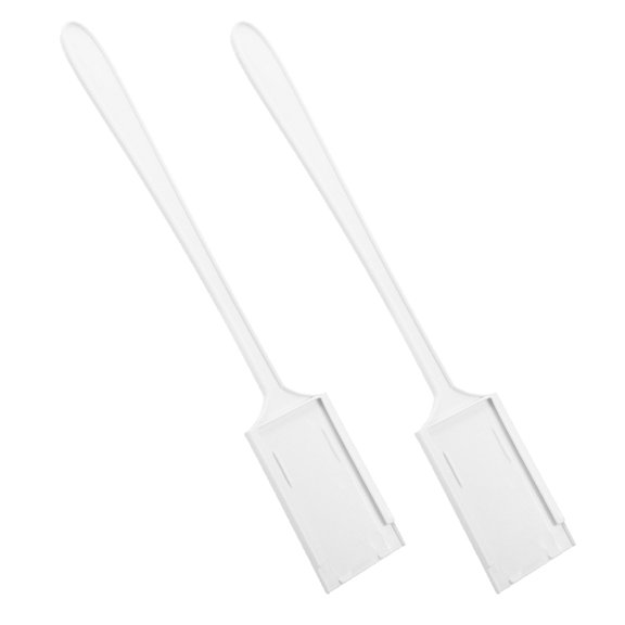 BESTYASH 2Pcs Plastic Parking Payment Rods White Card Swiping Tools for Efficient Parking Barrier Operation