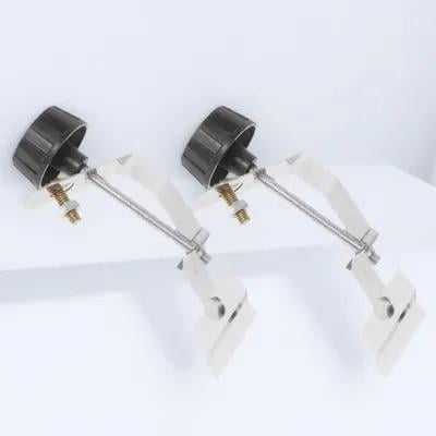 BESTYASH 2Pcs Plated Silver Metal Snare Drum Wire Durable Percussion Spring with Anti Choking End Plates for Drum