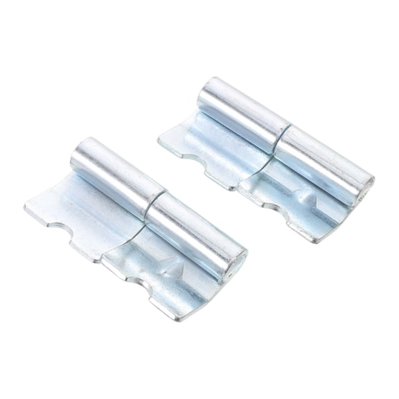 BESTYASH Plated Silver Metal Trailer Hinge Durable for Utility Trailers 2Pcs