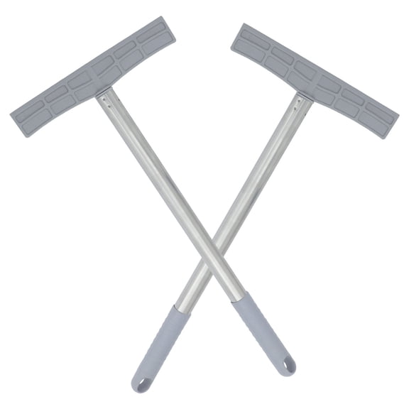 BESTYASH 2-Pack Portable Metal Sign Stands with Wind-Resistant Base for Outdoor Events, Meetings, and Display Signage