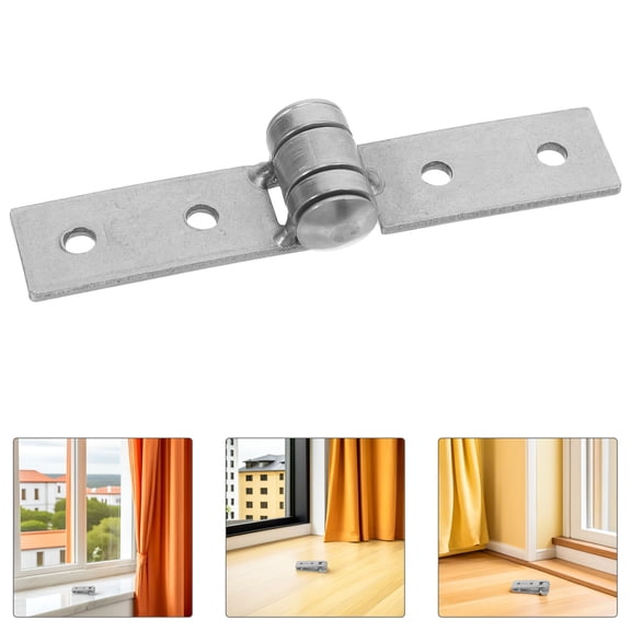 BESTYASH 2-Pack Stainless Steel Precision Hinges for Frameless Folding , Hardware with Easy Installation