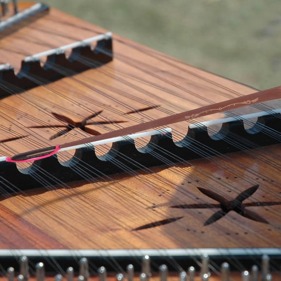 BESTYASH 2Pcs Professional Dulcimer Bamboo with Ebony Strip Head for Beautiful Yangqin Sound