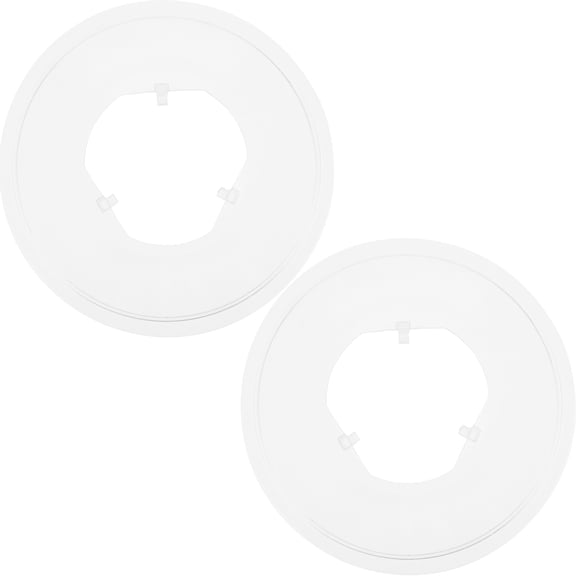 BESTYASH 2Pcs Professional White Bike Flywheels Guard Spoke Protector with Easy Installation and Stable Design