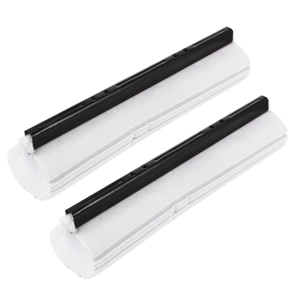 BESTYASH 2Pcs Pva Mop Head Refills Grey Sponge Replacement Quick Drying for Sealed Hard Floors