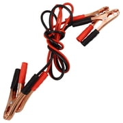 BESTYASH 2-Pack Battery Jumper Cables with Copper Alligator Clips and Rubber Portable Starter Clamps