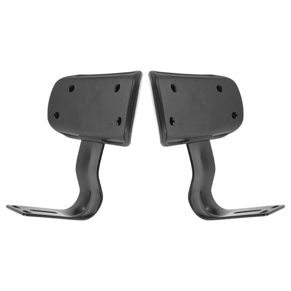 BESTYASH 2Pcs Rectangular Backrest For Bicycle Rear Seat Backrests Safety Support Black PU