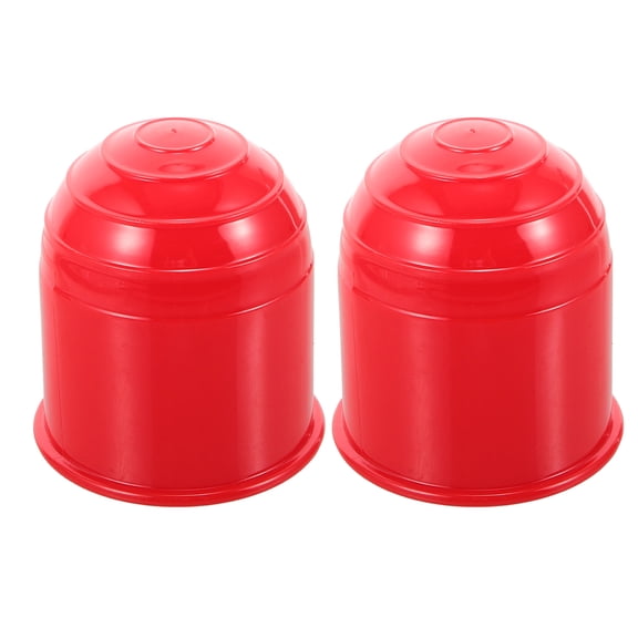BESTYASH 2Pcs Red Hitch Ball Cover Protector for Trailer Hitch Ball Durable Material Stylish Rain Protection