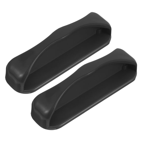 BESTYASH 2Pcs Replacement Black Refrigerator Door Handles with Ergonomic Design for Walk in Cooler Doors
