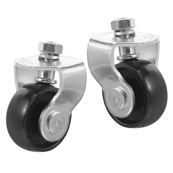 BESTYASH 2Pcs Replacement Jack Casters for Garage Floor Jack with Smooth Swivel and Sturdy Material