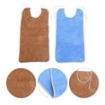 thumbnail image 1 of BESTYASH Elderly Care Bibs Adult Bib Polyester Blue 2Pcs, 1 of 8