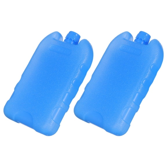 BESTYASH 2Pcs Reusable Blue Ice Packs for Cooler Compact Ice Blocks for Cooler Bags and Lunch Boxes