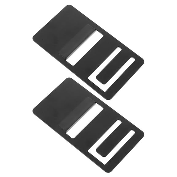 BESTYASH 2Pcs Rv Refrigerator Door Prop Clips Black Durable Lock with Simple Press Operation for Secure Closure