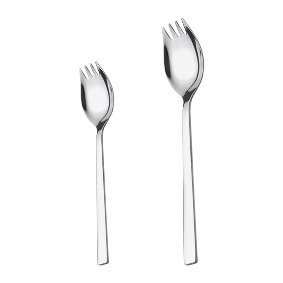 BESTYASH Stainless Steel Salad Spoon Set 2Pcs 304 Multi-Use Kitchen Utensils for Home and Dining