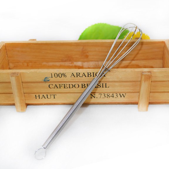 BESTYASH 2Pcs Stainless Steel Mini Whisk Compact Hair Color Mixing Tool for