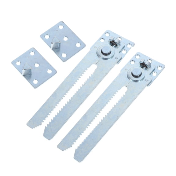 BESTYASH Sectional Sofa Connectors Plated Silver Iron Universal Compatibility and Robust Security 2Pcs