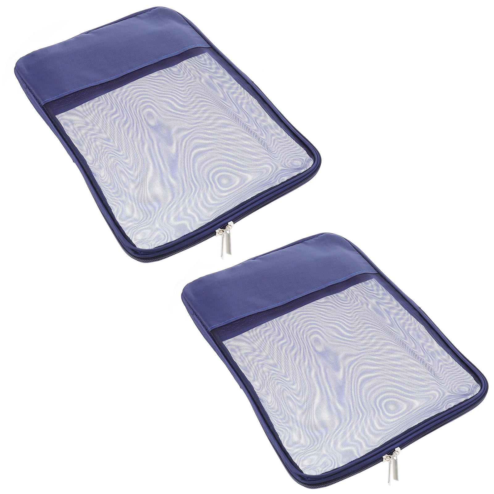 Nylon File Box BESTYASH 2Pcs Semi Transparent Nylon File Storage Pouch Blue with ...