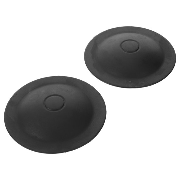 BESTYASH 2Pcs Shock Absorber Nut Dust Cap Black Plastic Damper Nut Cover for Cars with Stable Wear Resistance