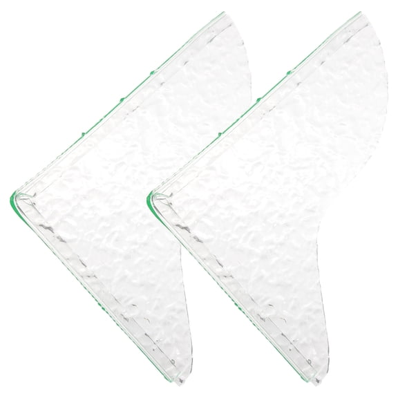 BESTYASH 2-Pack Acrylic Shower Threshold Water Dam Splash Guard for Bathroom Floor Water Stopper