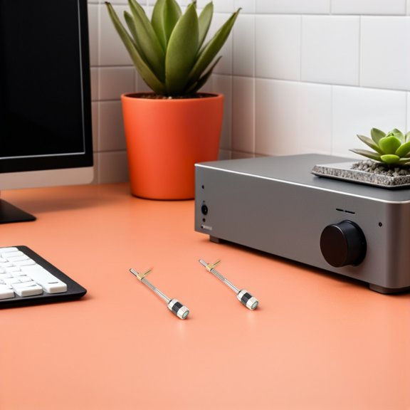 BESTYASH 2Pcs Silver Metal Violin Bow Frog Screw Accessory for Professional and Student Bow Repair