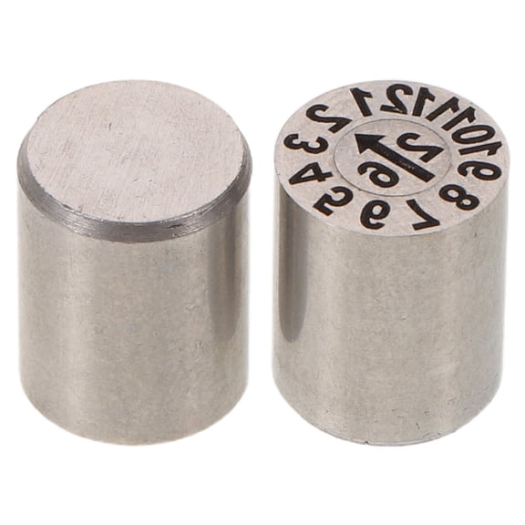 BESTYASH 2Pcs Adjustable Steel Date Stamp Set with Flexible Date Change for DIY Industrial and Business Marking