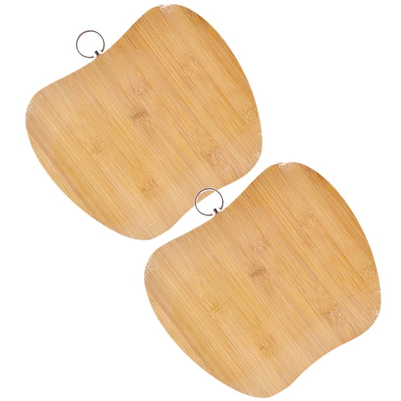 BESTYASH Set of 2 Small Cutting Boards in Fruit Shapes, Ideal for Kitchen Prep and Storage