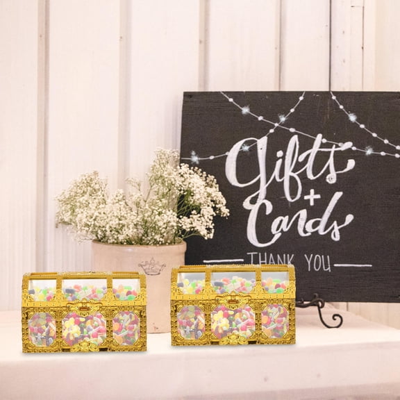 BESTYASH 2Pcs Small Candy Boxes in Assorted Colors Perfect for Wedding Favor and Party Use