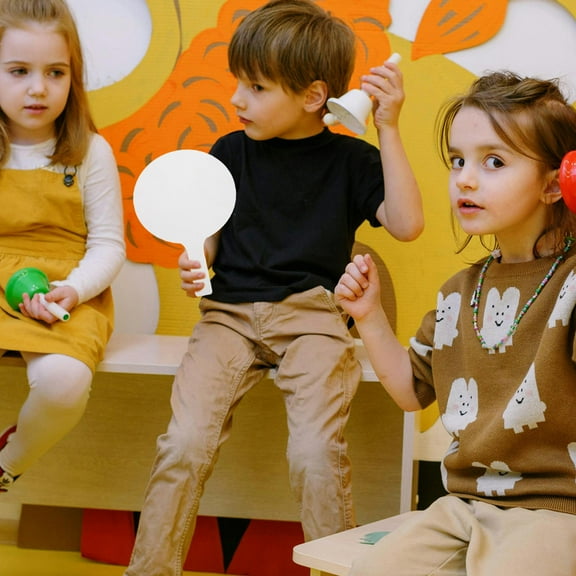 BESTYASH 2-Pack Small Double-Sided Dry Erase Whiteboards Acrylic Handheld Classroom Teaching Tools