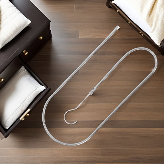 BESTYASH 2Pcs Space Saving Spiral Metal Sheet Hanger for Quilts Bedspreads Blankets and Tablecloths