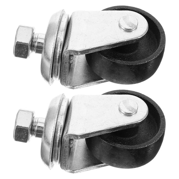 BESTYASH 2-Pack Heavy Duty Swivel Floor Jack Casters for Garage Workshop Use, Hydraulic