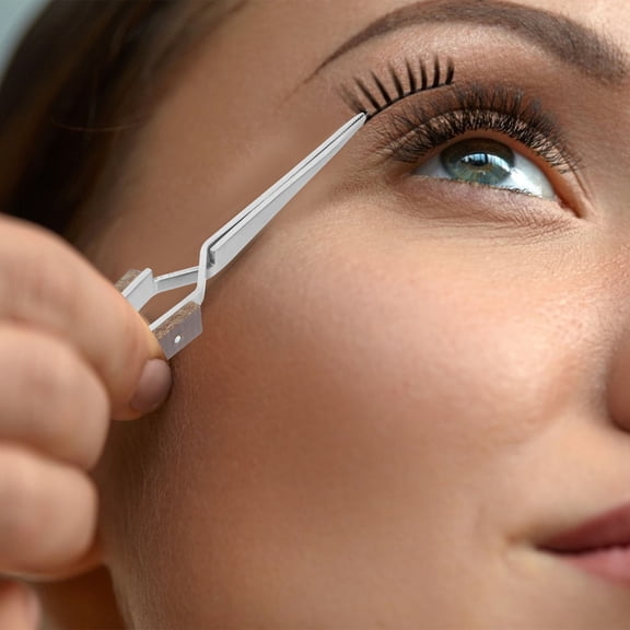 BESTYASH 2Pcs Stainless Steel Handy Tweezers Assorted Color for Home Use