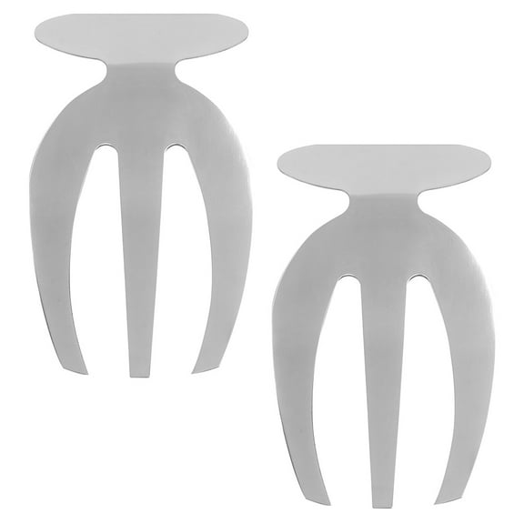 BESTYASH Set of 2 Stainless Steel Salad Claws - Servers for Easy Salad Serving at Home
