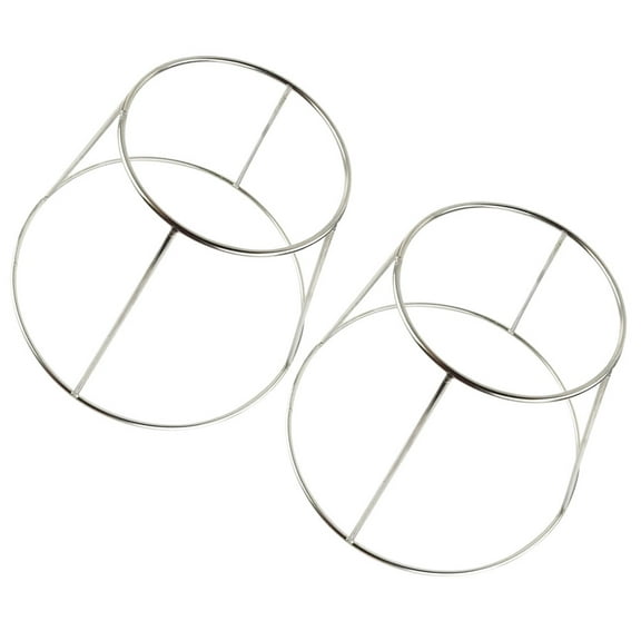 BESTYASH 2Pcs Stainless Steel Seafood Display Rack Silver Food Tray Holder Wear Resistant Kitchen