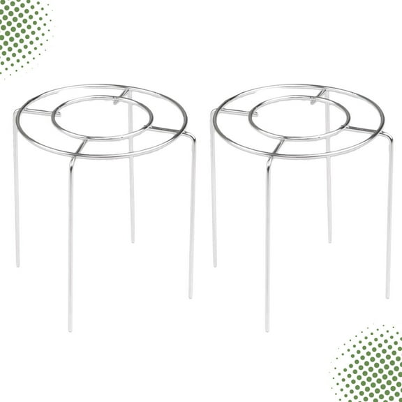 BESTYASH 2Pcs Stainless Steel Steam Rack for Pot and Cake Cooling Plated Silver Finish