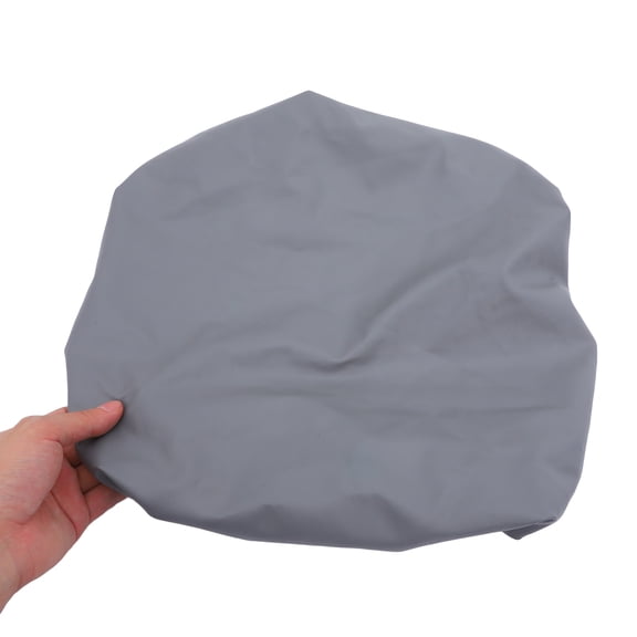 BESTYASH 2Pcs Stretch PU Chair Cover Grey Elastic Chair Slipcover for Dining Table and Living Room