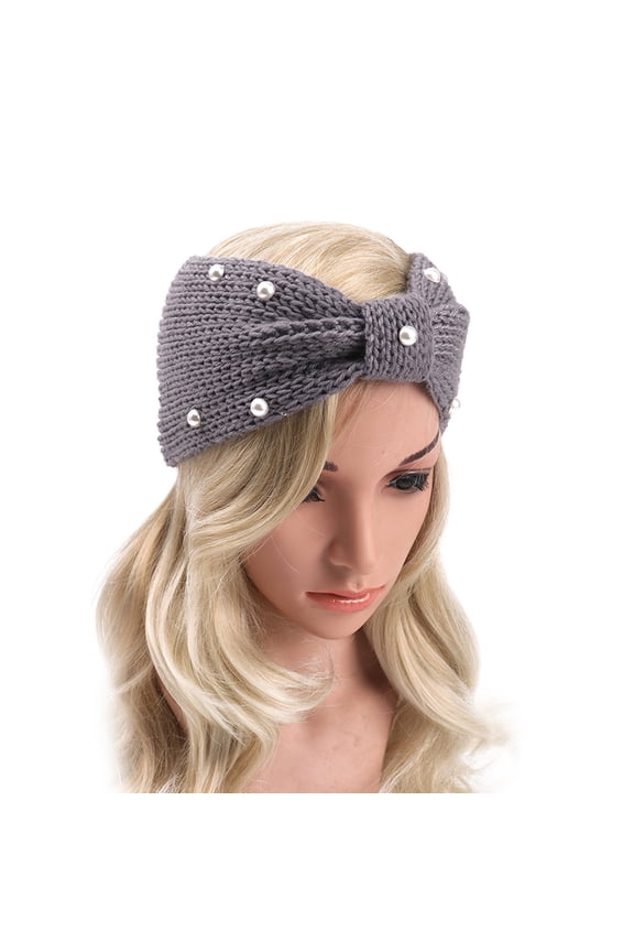 2Pcs Stylish Head Wrap Wire For Women Woolen Ear Warmer Hair Accessory for Party