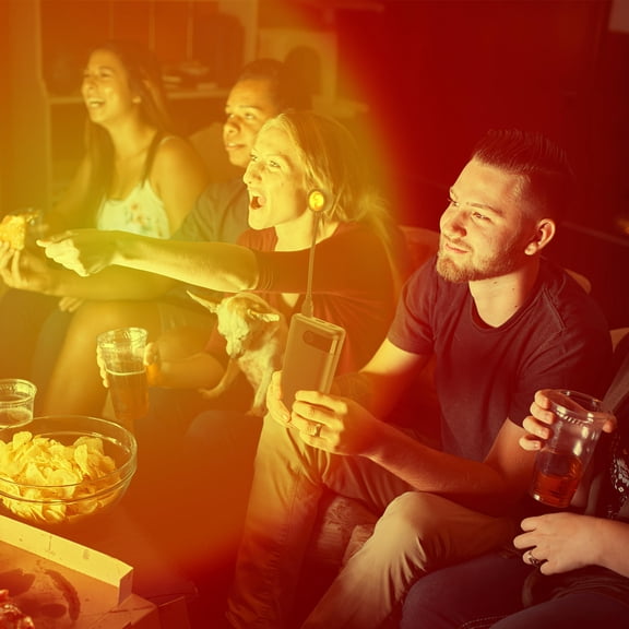 BESTYASH 2Pcs Sunset Projector in Square Shape with Heat Dissipation for Night Lighting and Family