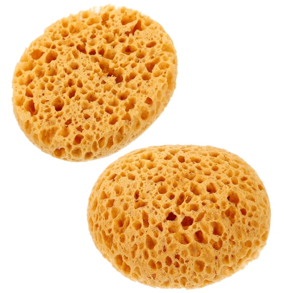 BESTYASH 2-Pack Yellow Texture Sponges for Drywall Mud Application and Wall Finishing, Sponge Material