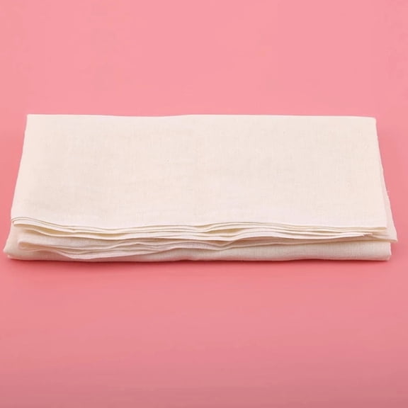 BESTYASH 2-Pack Tofu Making Filter Cloth Set, Premium Beige Fabric for Kitchen Straining and Food Preparation