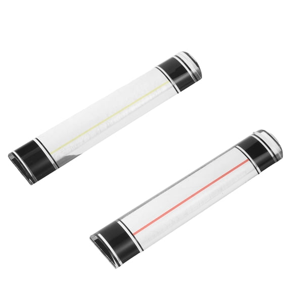 BESTYASH 2Pcs Transparent Acrylic Magnifier Ruler for Seniors and Professional Reading Aid