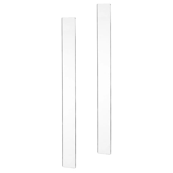 BESTYASH 2-Pack Clear Acrylic Dough Leveler Sticks for Uniform Rolling and Consistent Baking Results Every Time