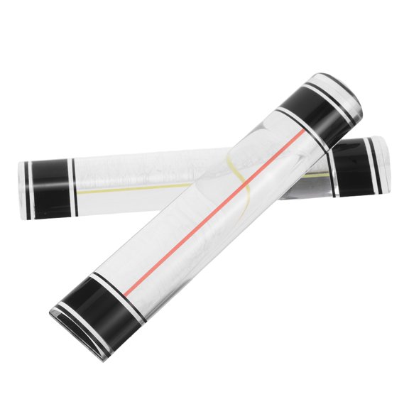 BESTYASH 2Pcs Transparent Acrylic Ruler Magnifier for Reading Small Print and Maps Office Supplies
